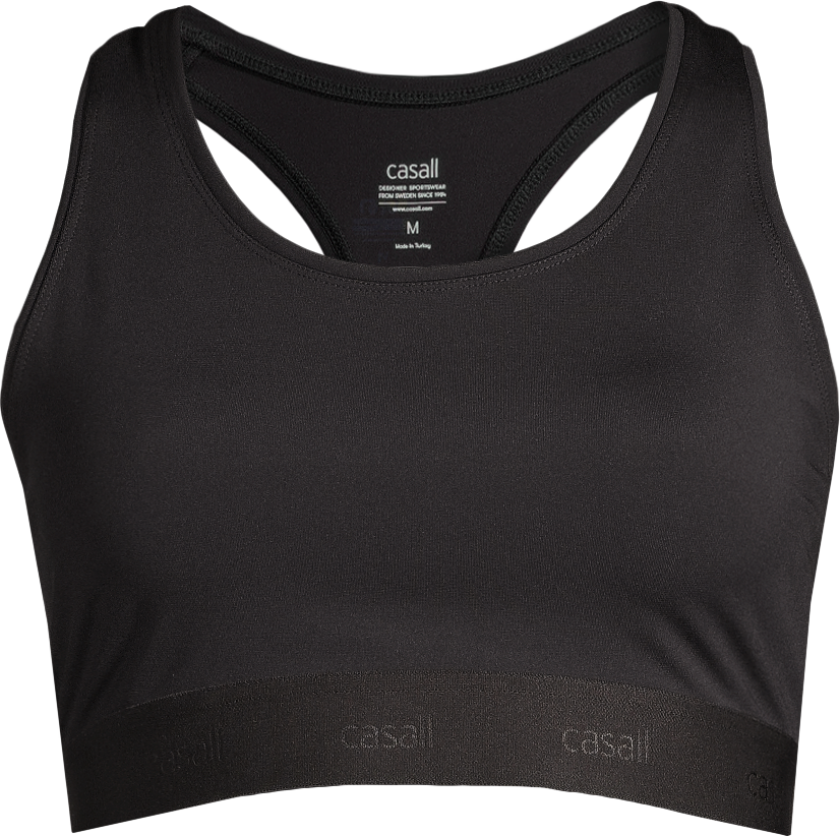 Graphic Sports Bra, sports-BH, dame BLACK