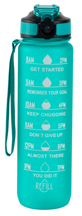 Drikkeflaske Turquoise 1l Hollywood