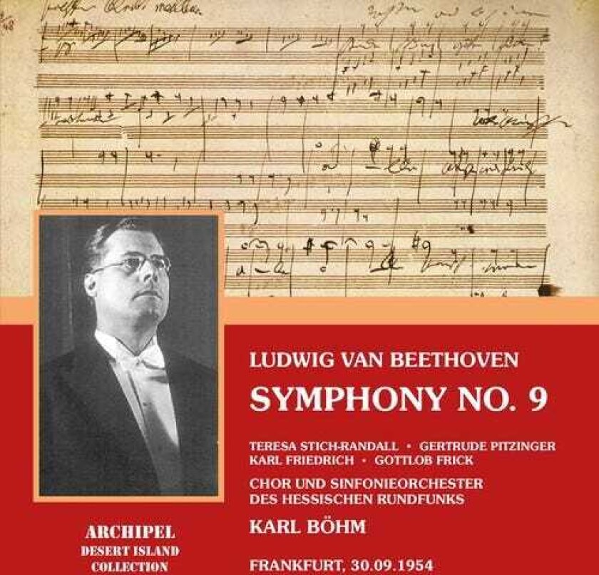 Karl B Hm, Frankfurter Singakademie, Gertrude Pitzinger, Gottlob Frick, Frankfurt Hessischen Rundfunks Chorus, Karl Friedrich, Teresa StichRandall Symphony 9 In D Minor Op 125 CD