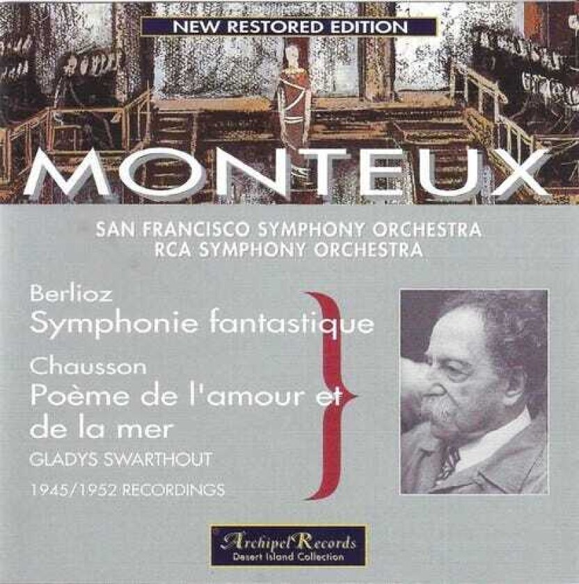 Pierre Monteux Sym Fantastique + Chausson CD