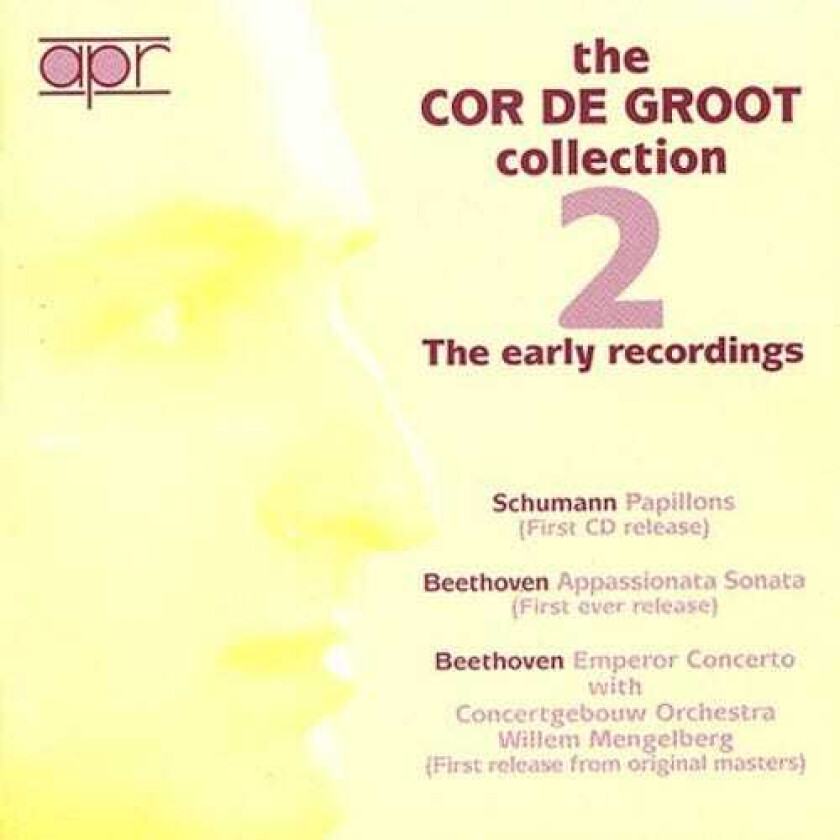 De Groot, Mengelberg Early Recordings Cor De Groot CD