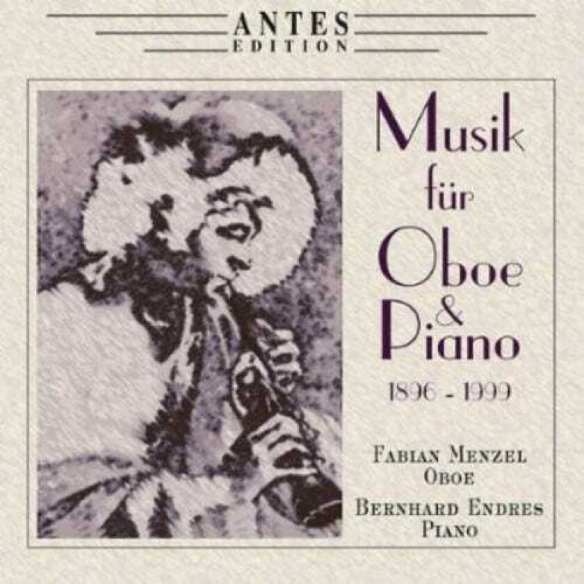 Fabian Menzel Music For Oboe & Piano CD