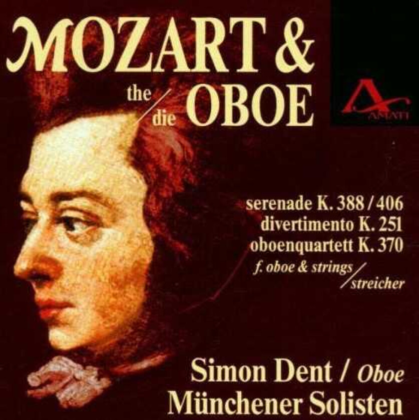 Simon Dent Mozart And The Oboe CD