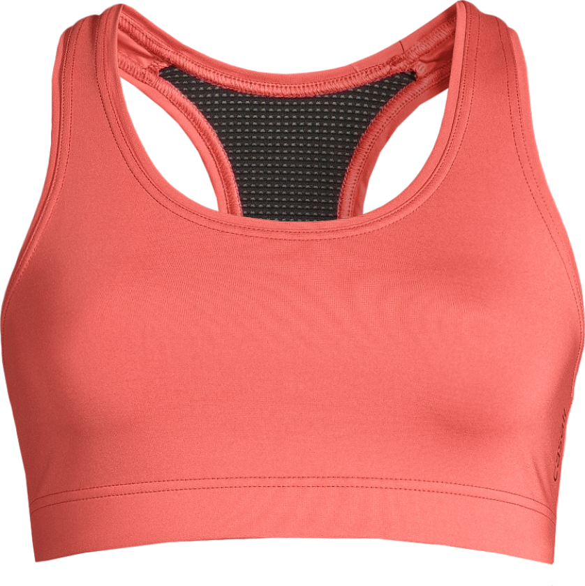 Women's Iconic Sports Bra C/D XS, Deep Coral