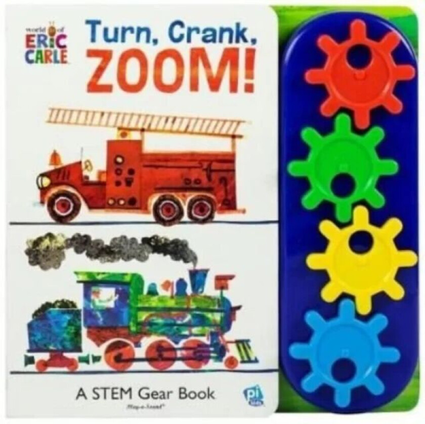 Eric Carle Turn Crank Zoom Go Go Gear Book av P I Kids