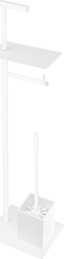 Kapitan Stand With Toilet Paper Holder And Brush Kapitan Neo 96 81 66 White Matt