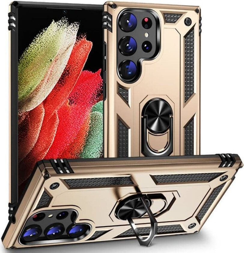 Sergeant ring deksel Samsung Galaxy S23 Ultra - Gull