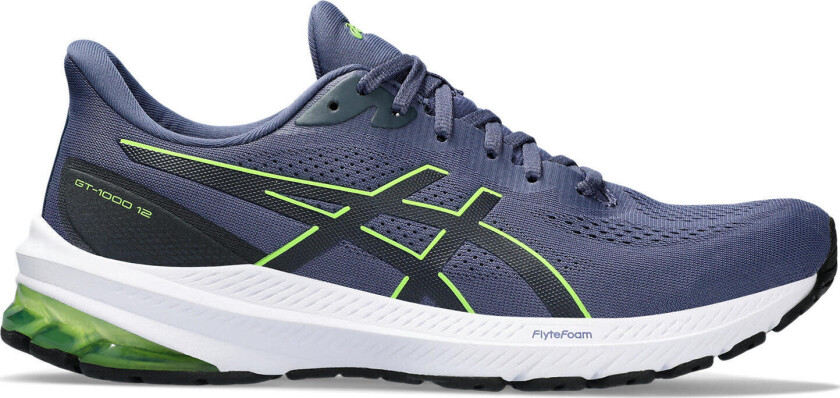 Asics Men's GT-1000 12 44.5, Thunder Blue/Electric Lime