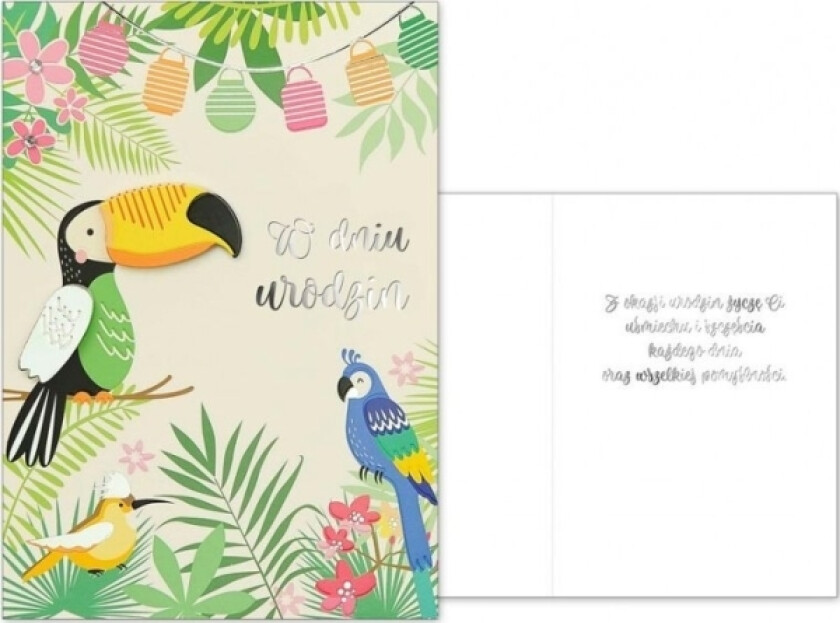 Mfp Paper Pl Bursdagskort Cn-555 Prani_T_C0290