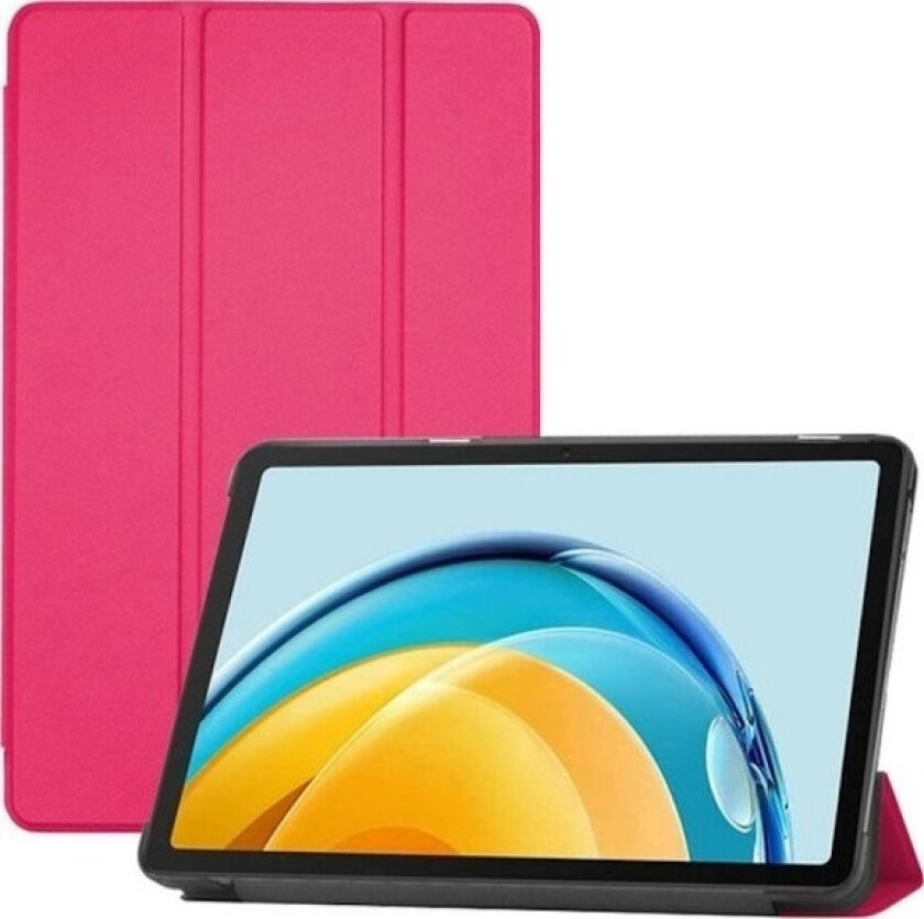 Etui Na Tablet Ilike Ilike Galaxy Tab A9 8.7 X110 Tri-Fold Eco-Leather Stand Case Coral Pink