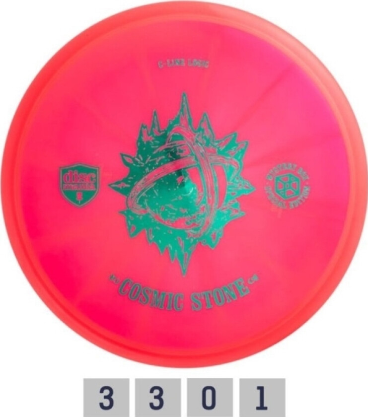 Discgolf Discmania Putter C-Line Cosmic Stone Red 3/3/0/1