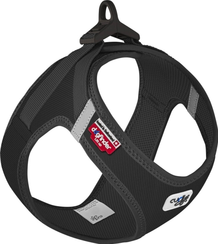 Vest Sele Clasp Cord Black Xs