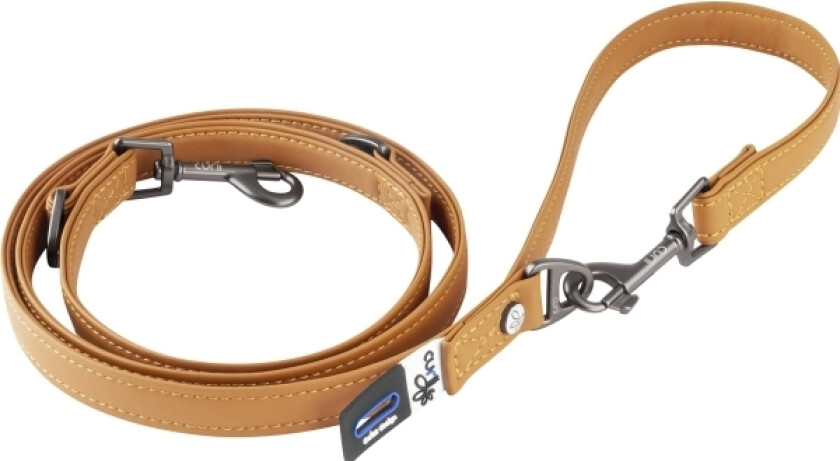 Vegan Apple Leather Adjustable Leash Brown L