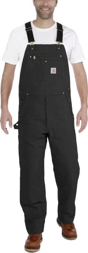 Men's Bib Overall W30/L30, Black