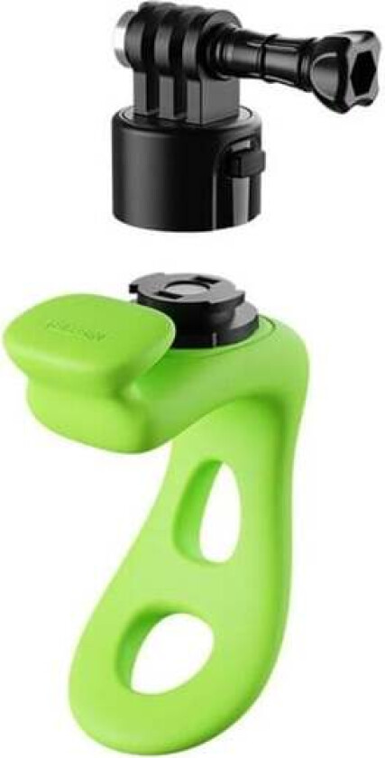 multifunctional silicone mount for sports cameras (green)