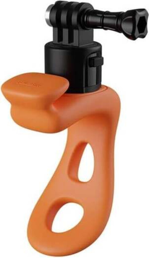 multifunctional silicone mount for sports cameras (orange)