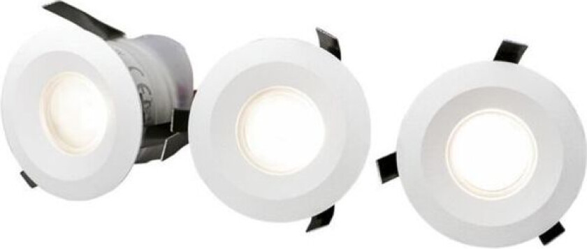Hide-a-Lite Core Smart Outdoor Downlight hvit, 3000 K, 3-pakk