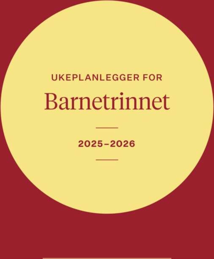 Ukeplanlegger for Barnetrinnet 2025-2026