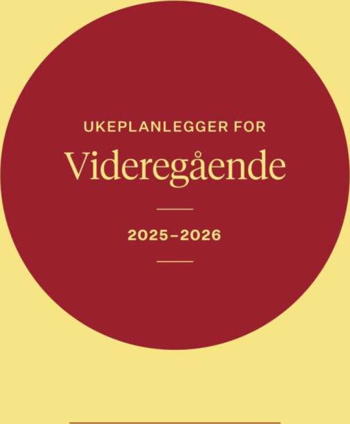 Ukeplanlegger videregående 2025-2026
