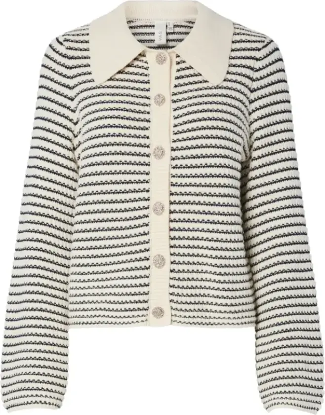 Y.a.s, Herre, Strikkevarer, Beige, M
