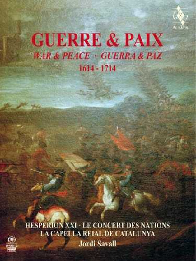 Guerre & Paix, Jordi Savall War & Peace 16141714 CD
