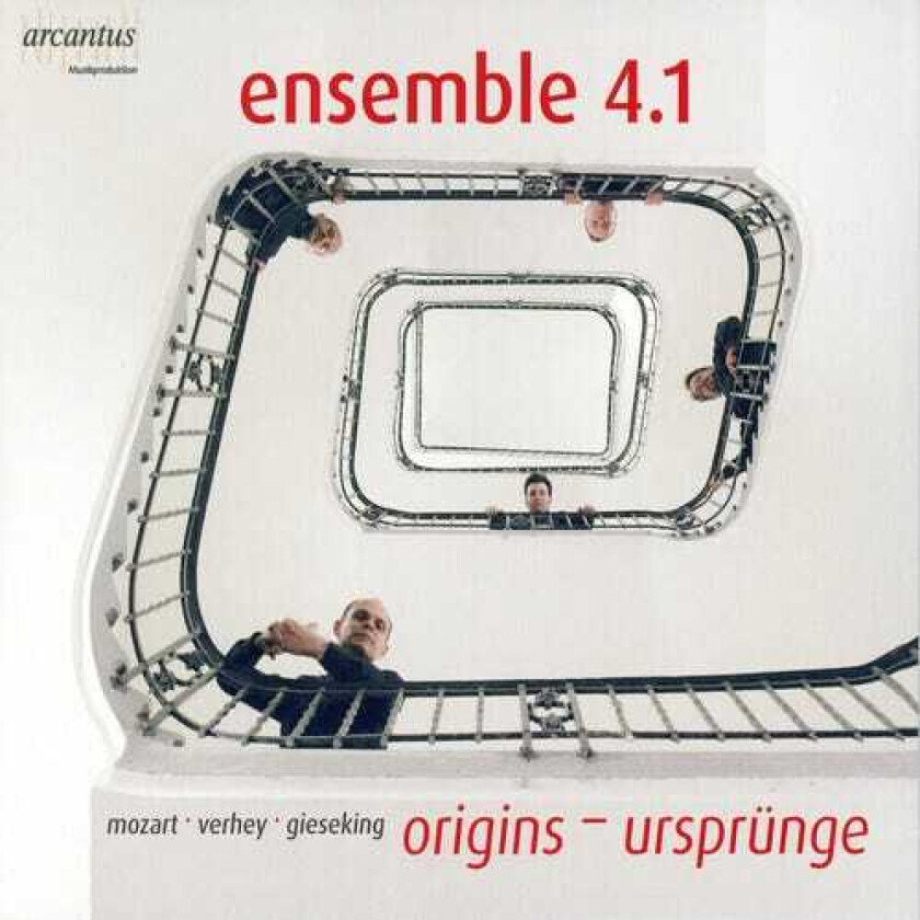 Ensemble 4.1, Gieseking Mozart Verhey Origins CD