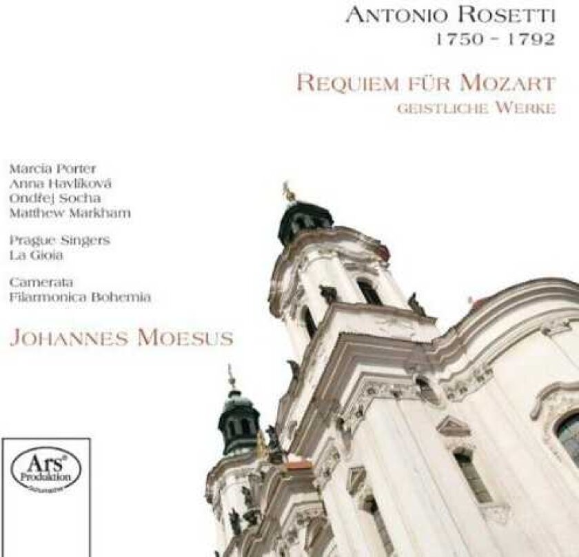Johannes Moesus, Anna Havl Kov, La Gioia, Marc A Porter, Matthew Markham, Ondrej Socha, Prague Singers Requim For Mozart CD