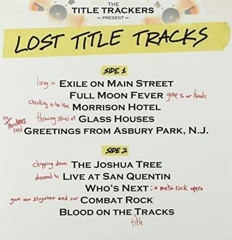 Title Trackers Lost Title Tracks LP/Vinyl