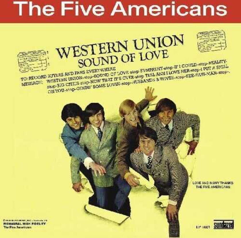 The Five Americans Western Union LP/Vinyl