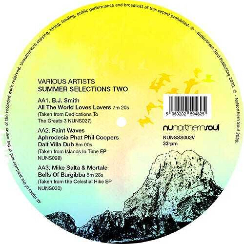Diverse Artister Nunorthern Soul: Summer Selections Two/ Various LP/Vinyl