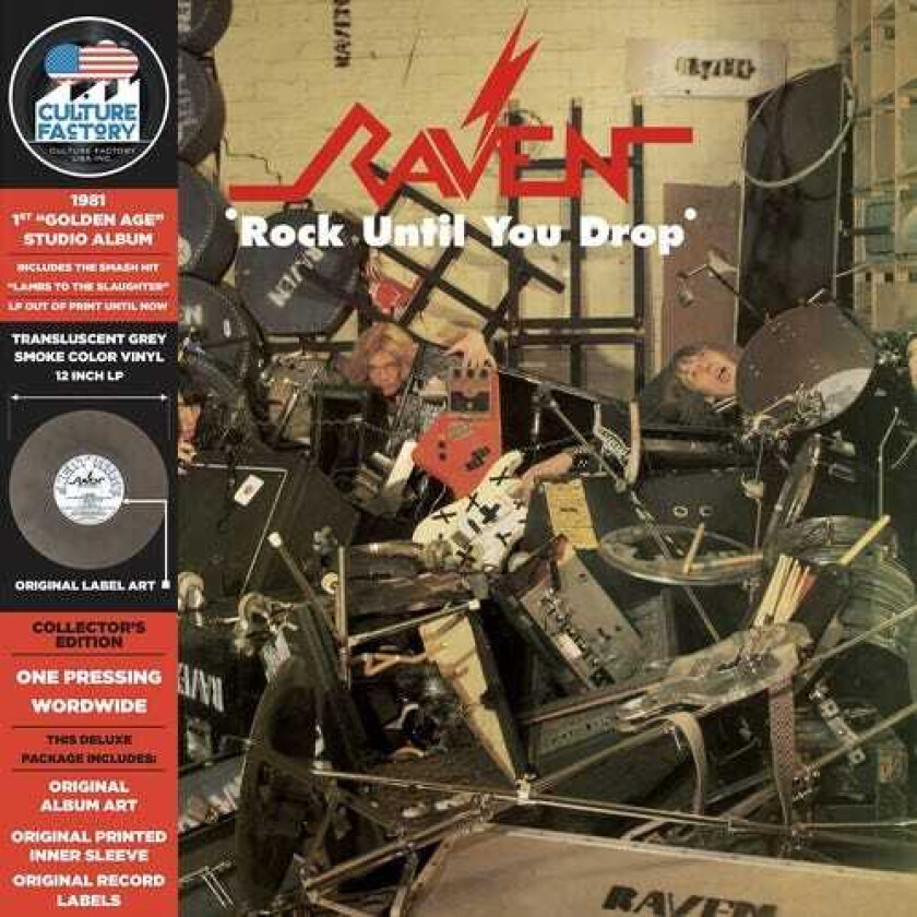 Raven Rock Until You Drop LP/Vinyl