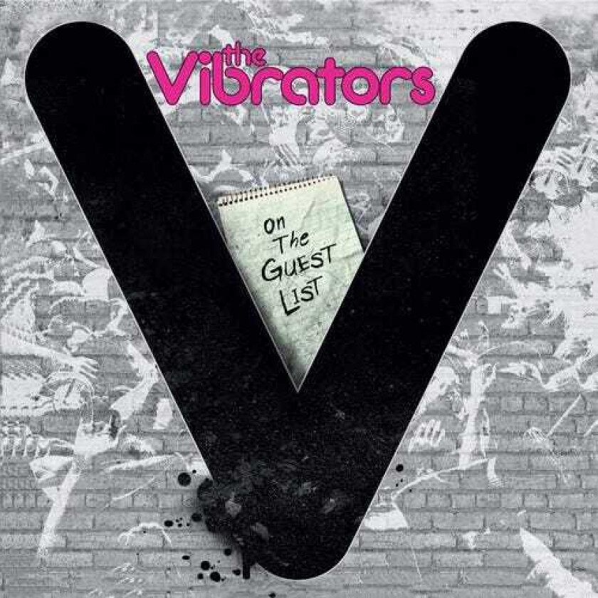 The Vibrators On The Guest List Pink/black Splatter LP/Vinyl