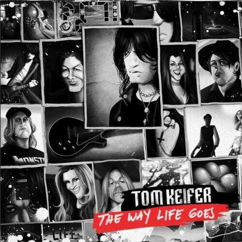 Tom Keifer Way Life Goes Red/black/white Splatter LP/Vinyl
