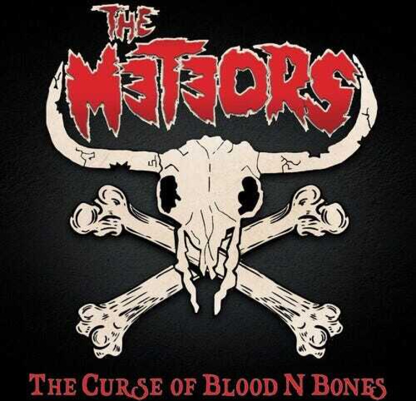 The Meteors Curse Of Blood N' Bones Red/white Haze LP/Vinyl