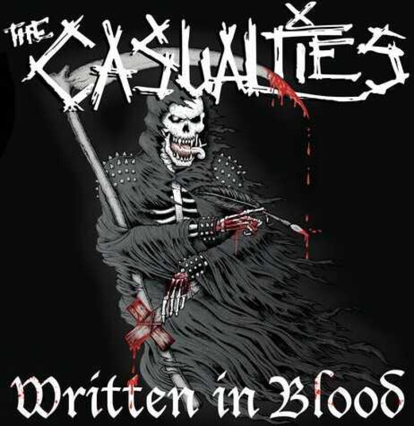 The Casualties Written In Blood White LP/Vinyl