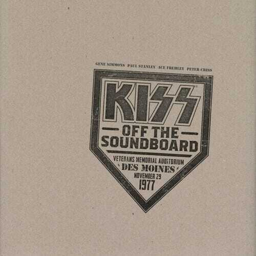 Kiss Kiss Off The Soundboard: Live In Des Moines LP/Vinyl