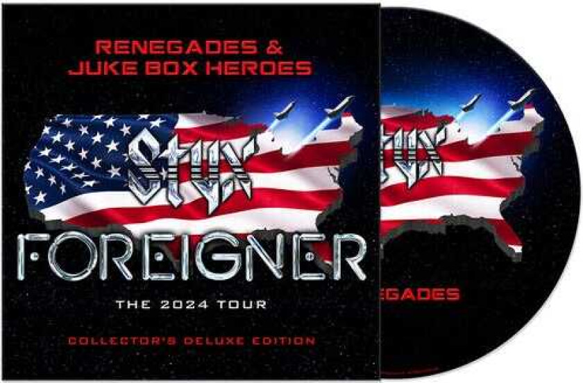 Styx & Foreigner Renegades & Juke Box Heroes LP/Vinyl