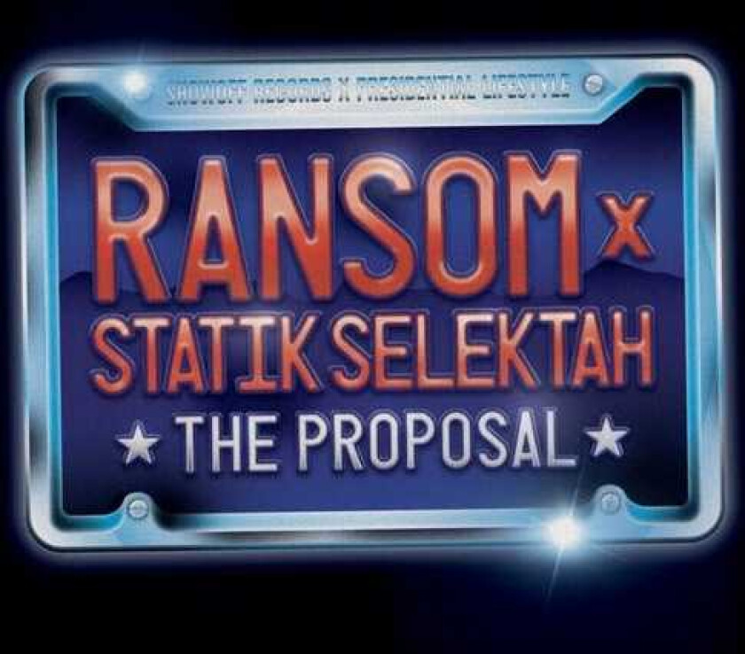 Ransom & Statik Selektah Proposal LP/Vinyl