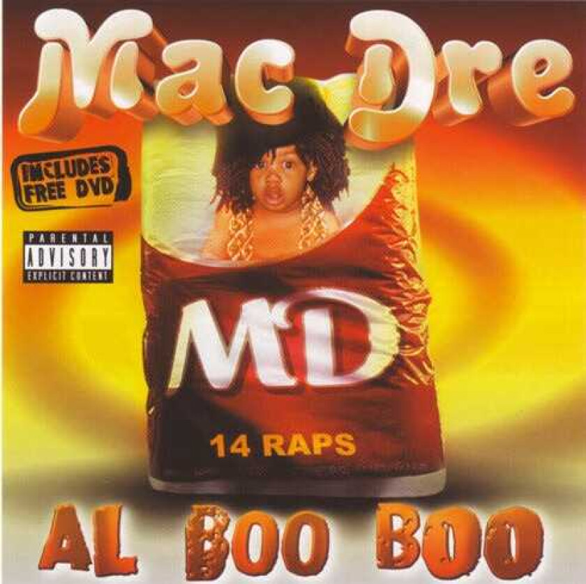 Mac Dre Al Boo Boo Yellow/orange LP/Vinyl