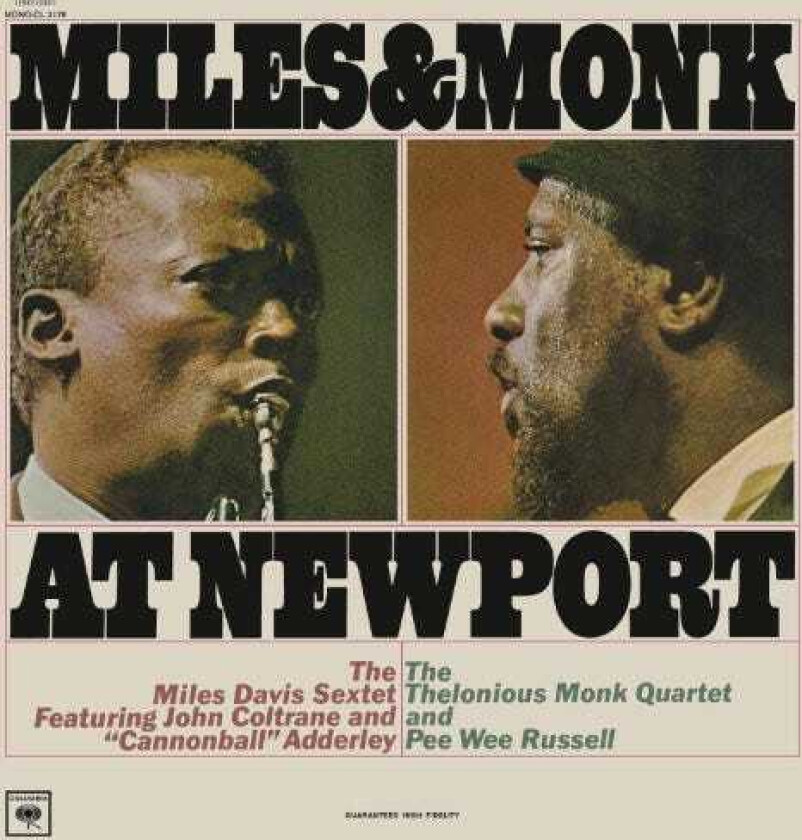 Miles Davis Miles & Monk At Newport (mono Vinyl) LP/Vinyl
