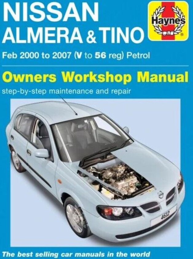 Nissan Almera & Tino Petrol (Feb 00 - 07) Haynes Repair Manual av Haynes Publishing