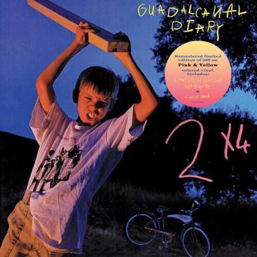 Guadalcanal Diary 2 X 4 Pink/yellow Swirl LP/Vinyl