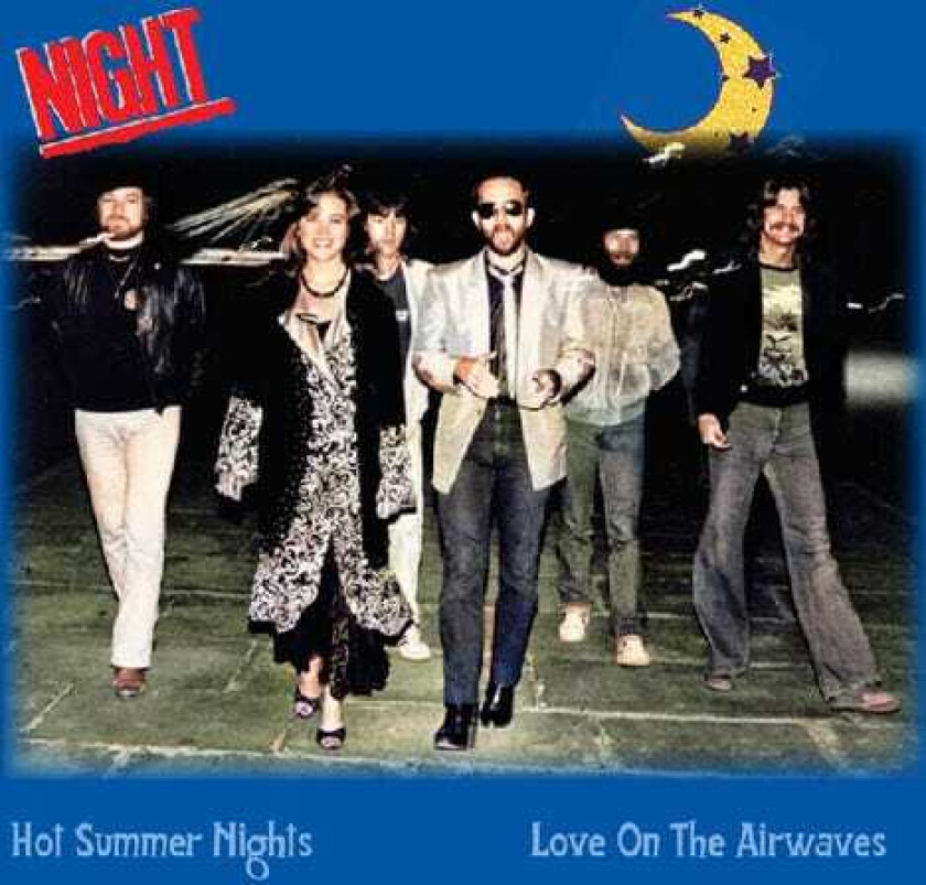 The Night Hot Summer Nights / Love On The Airwaves (blue) LP/Vinyl