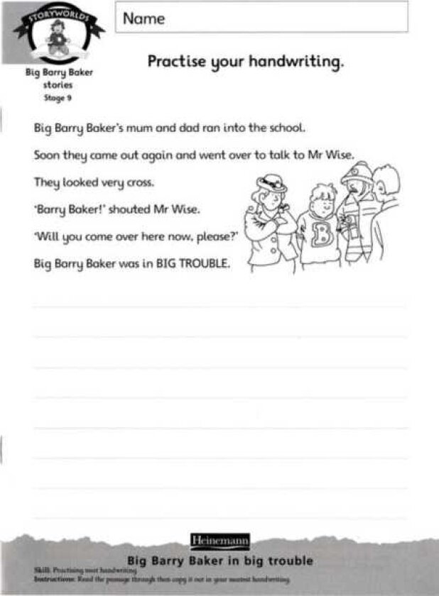 Bilde av Literacy Edition Storyworlds Stage 9, Animal World, Workbook