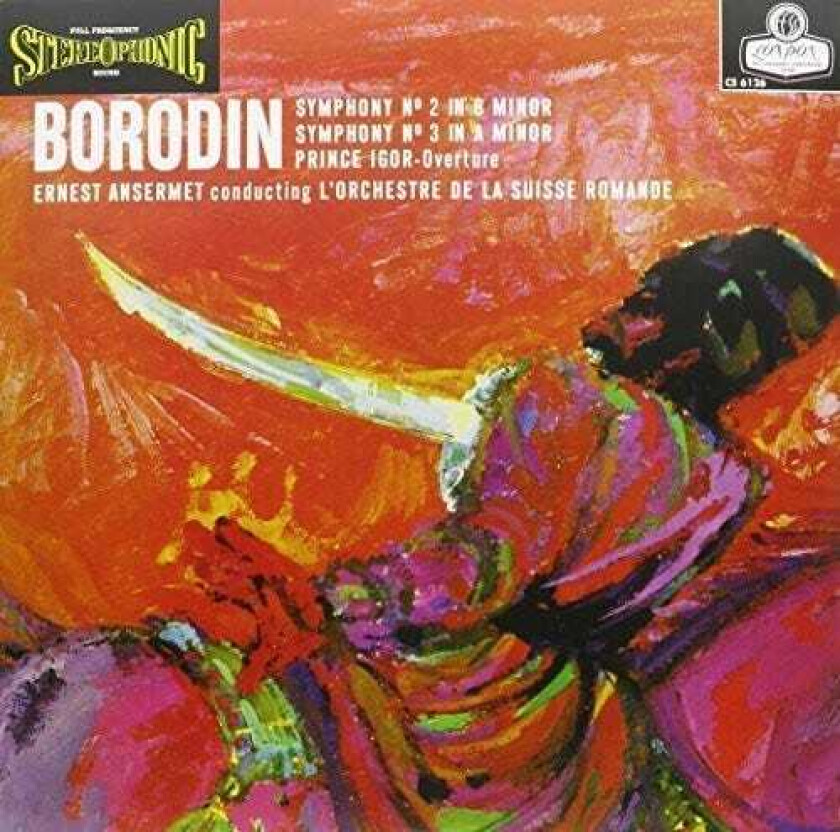 Ernest Ansermet Borodin Symphonies Nos. 2 & 3 LP/Vinyl