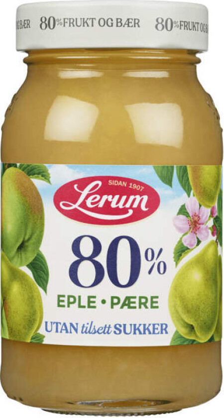 Eple&Pæresyltetøy u/Sukker 320g