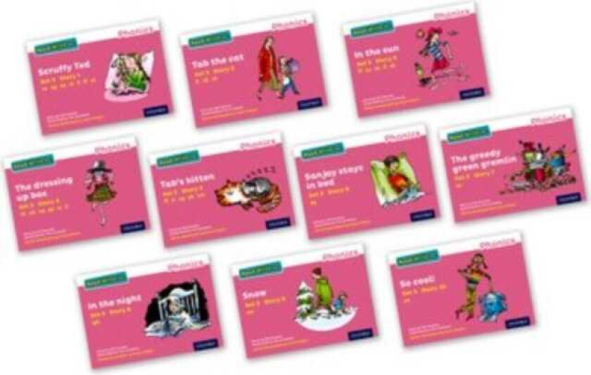 Read Write Inc. Phonics: Pink Set 3 Core Storybooks (Mixed Pack of 10)