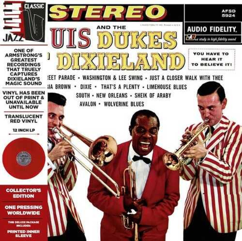 Louis Armstrong Louis Armstrong & The Dukes Of Dixieland LP/Vinyl