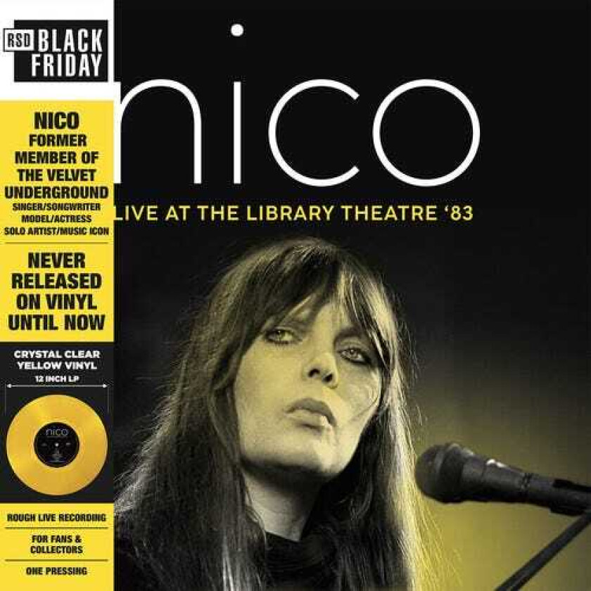 Nico Live At The Library Theatre '83 LP/Vinyl