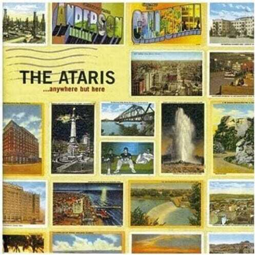 The Ataris Anywhere But Here Yellow/black Splatter LP/Vinyl